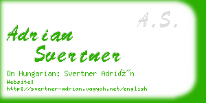 adrian svertner business card